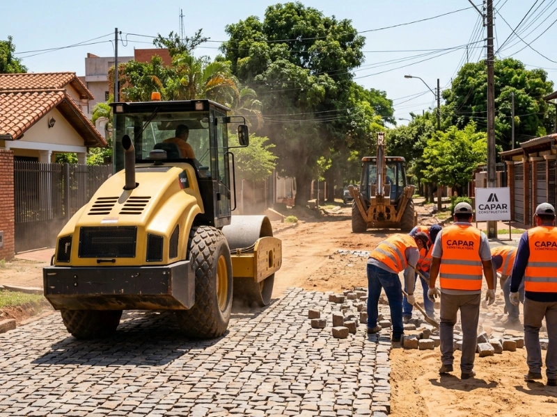 Pavimento tipo ripio CAPAR Constructora